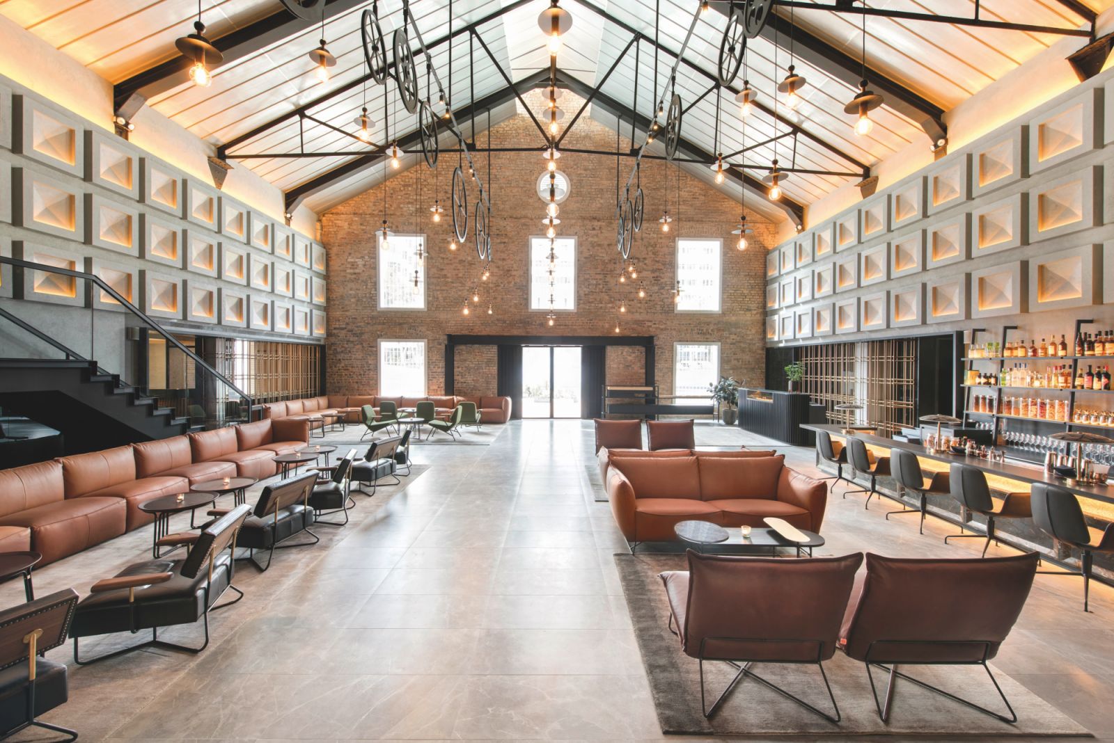 Lobby at The Warehouse Hotel