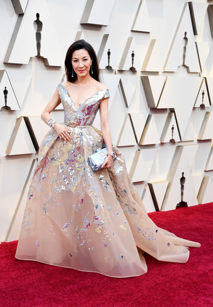 HOLLYWOOD, CALIFORNIA - FEBRUARY 24: Michelle Yeoh attends the 91st Annual Academy Awards at Hollywood and Highland on February 24, 2019 in Hollywood, California. (Photo by Frazer Harrison/Getty Images)