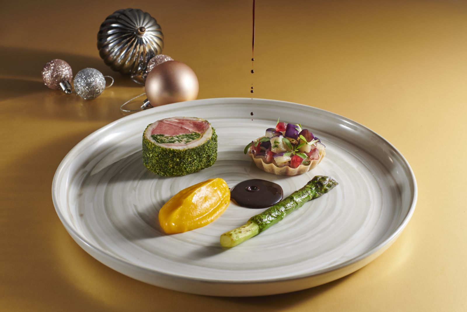 Lamb noisette, a dish from Atas’ New Year’s Eve menu