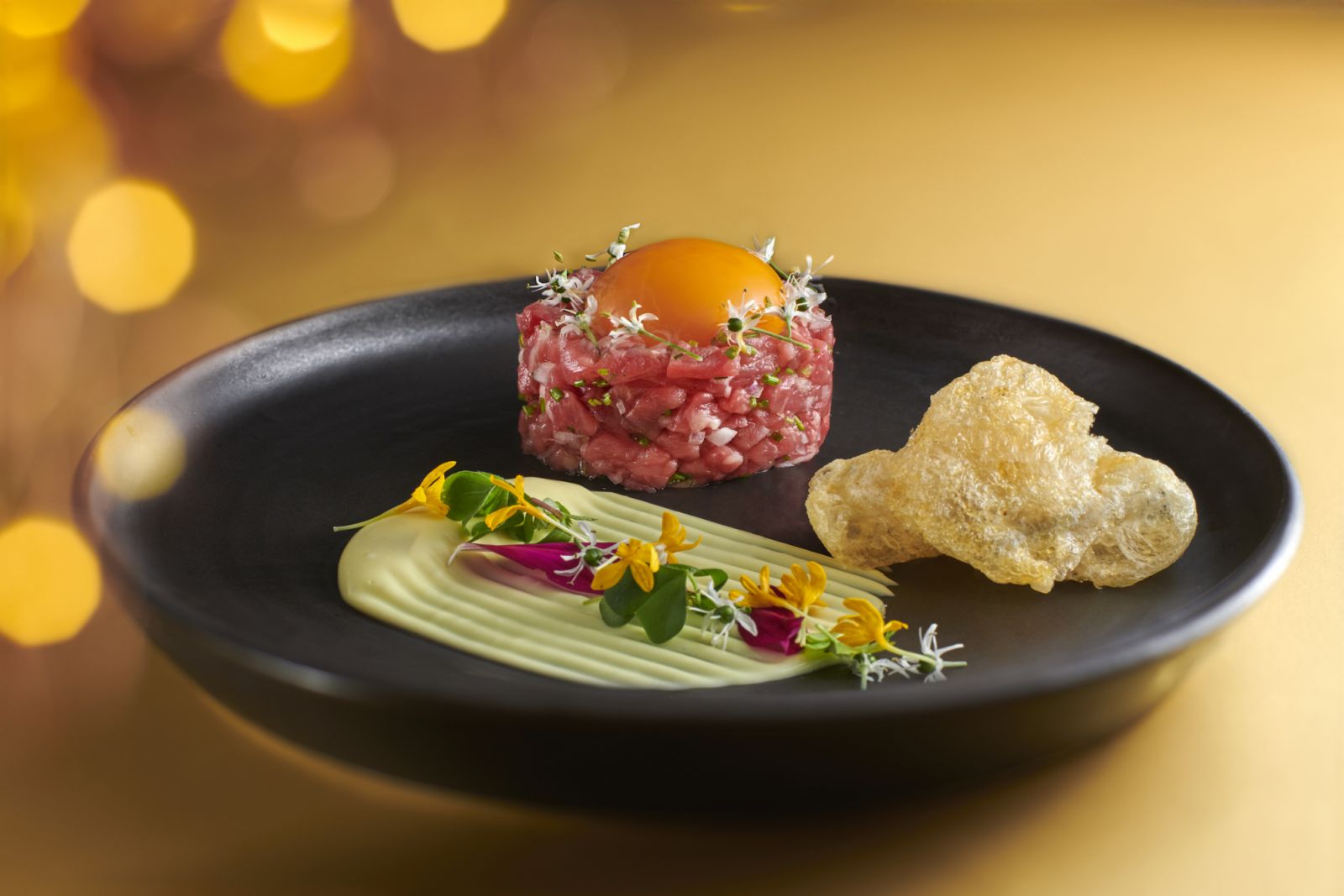 Wagyu beef tartare, a dish diners can expect on December 31