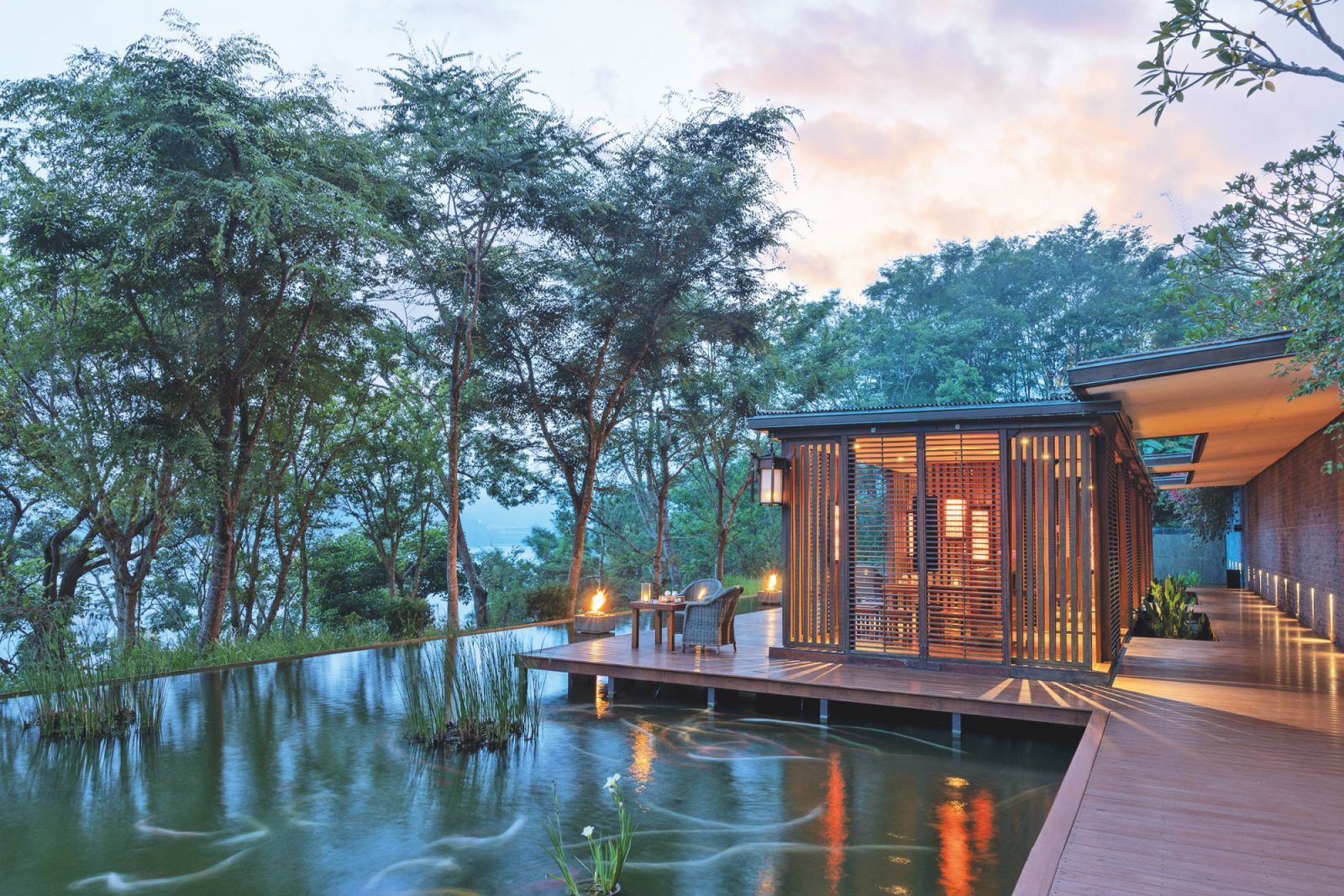 Tea house at The Lalu Sun Moon Lake