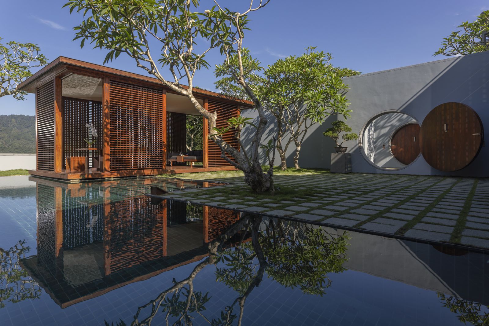 Courtyard pool villa at The Lalu Sun Moon Lake