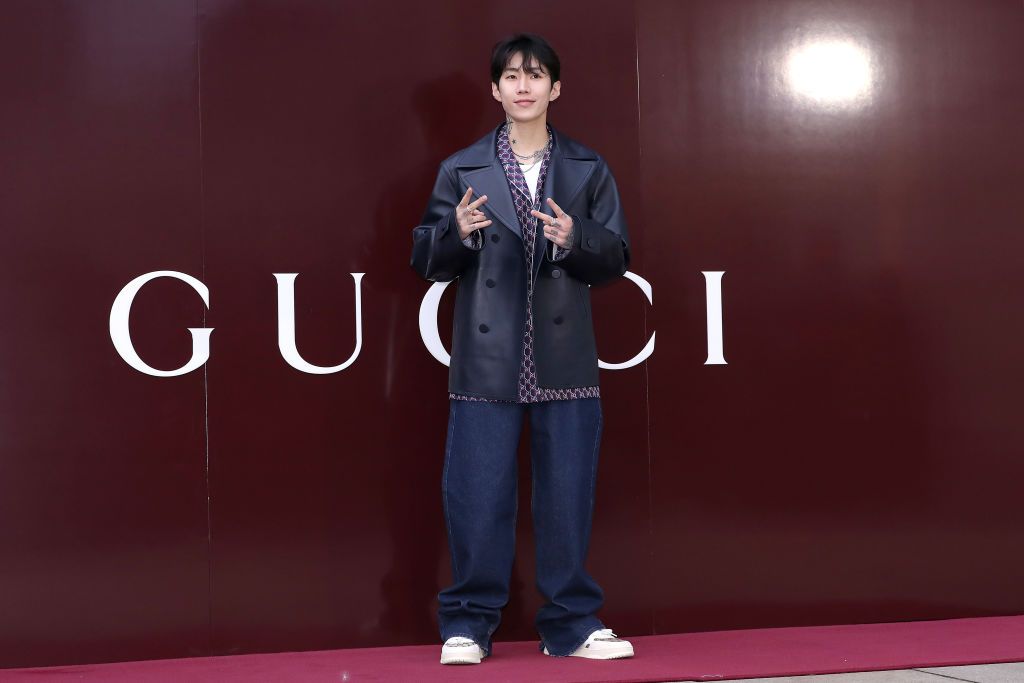 Gucci global brand ambassador, actor and singer Park Jae-bum (Jay Park) at the Gucci 2024 Women’s S/S for ‘Gucci Ancora’ pop-up store in Seoul, South Korea (Photo: Getty Images)