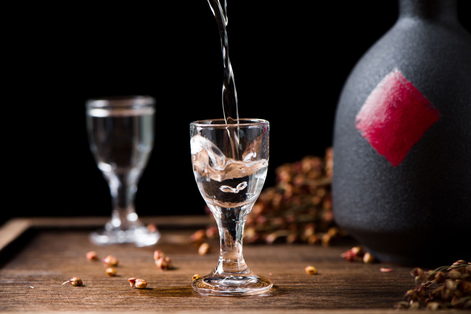 A glass of baijiu being poured (Photo: Getty Images)