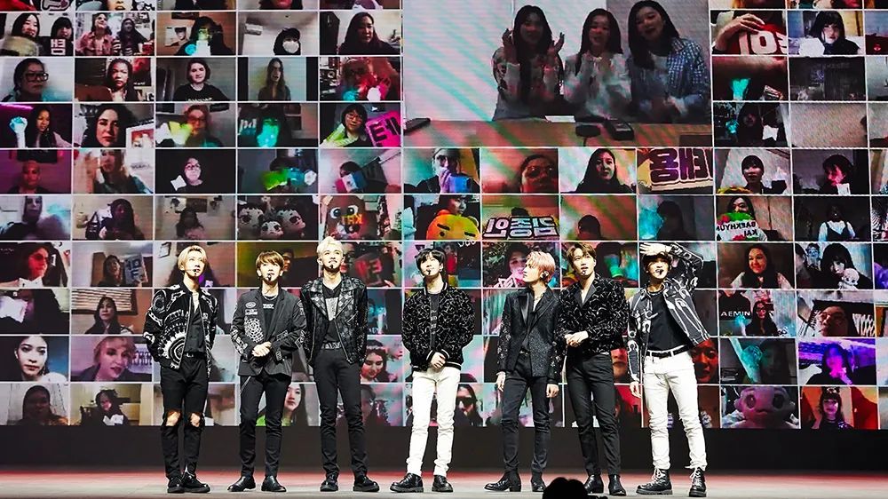 Super M performing at the Beyond LIVE ‘SuperM – Beyond The Future’ concert in 2020 (Photo: SM Entertainment)