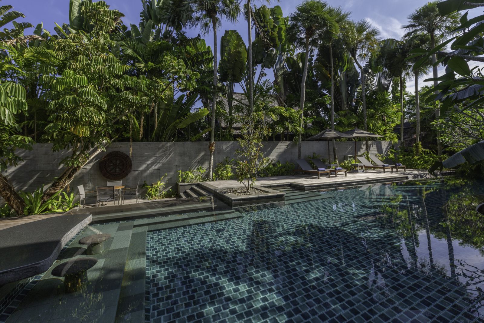 Two bedroom family pool villa swimming pool at The Slate Phuket