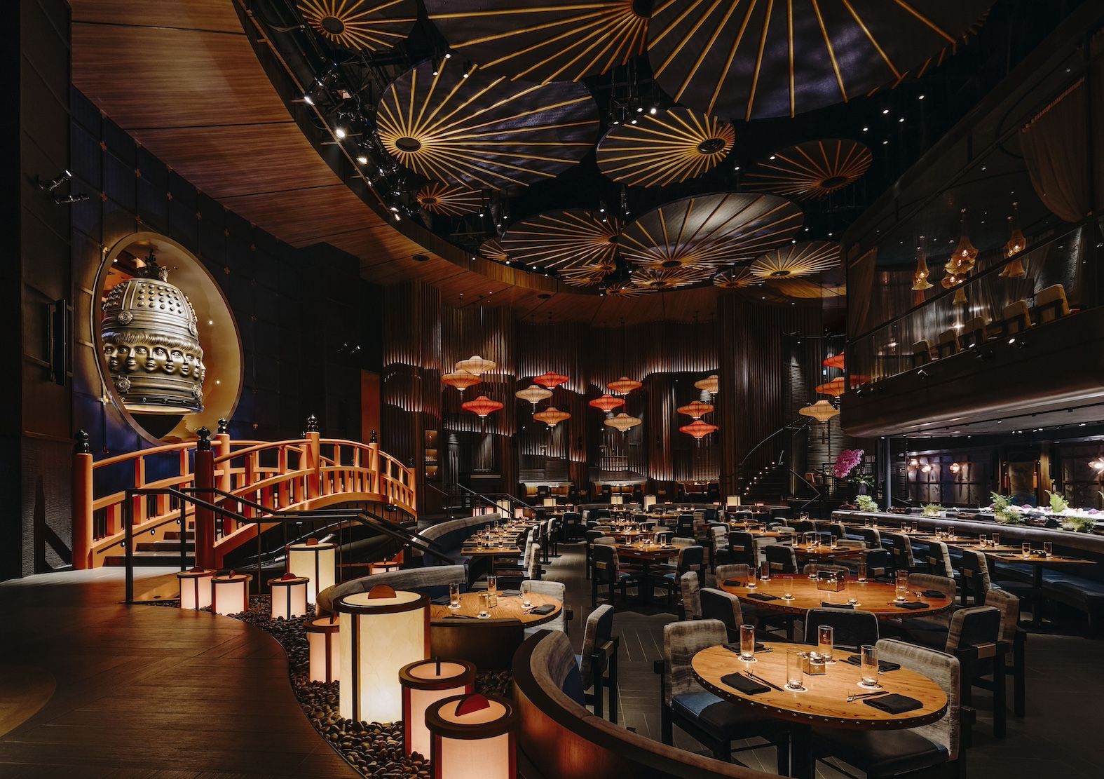 Modern Japanese restaurant Koma's main dining room