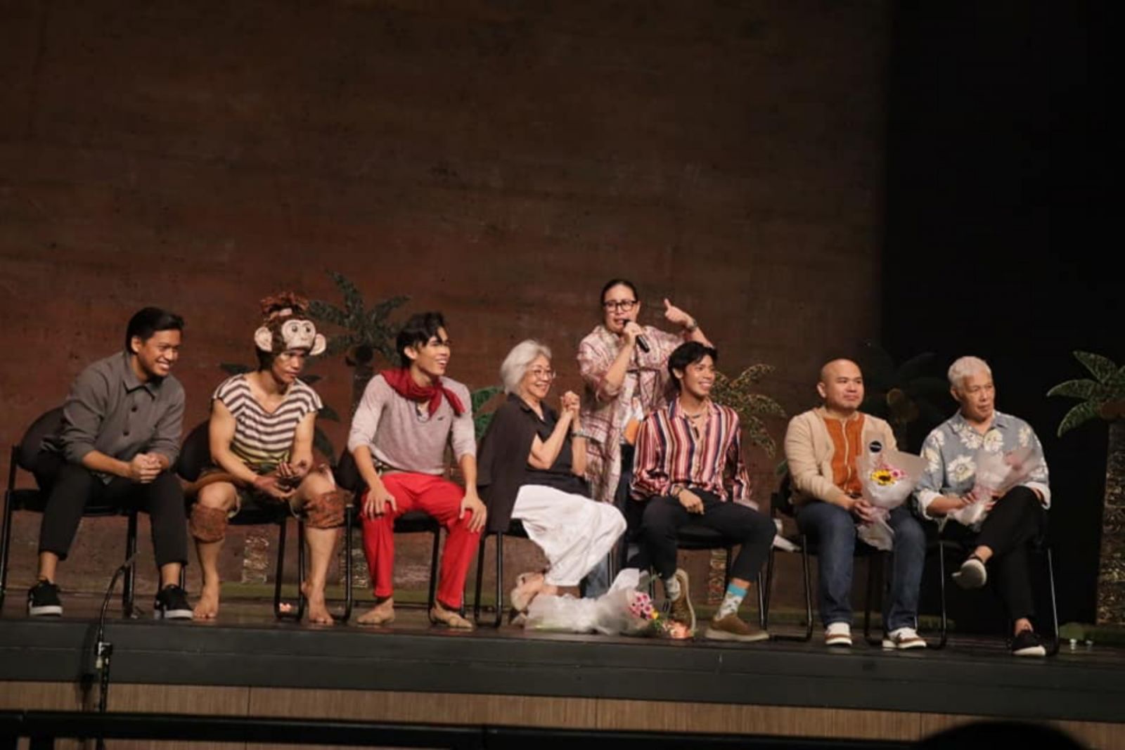 Cast and Creatives of Mga Kuwento ni Juan Tamad in a post-show talk back session (Photo by CCP - 2024)