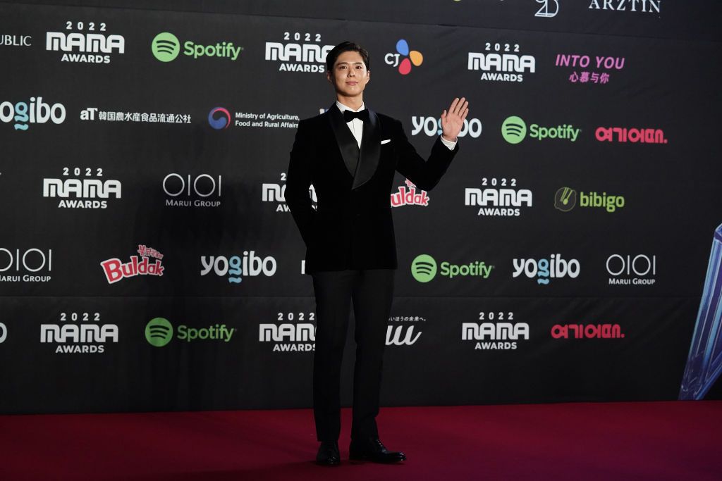 ‘Love in the Moonlight’ actor Park Bo-gum at the 2022 MAMA Awards at Kyocera Dome in Osaka, Japan (Photo: Getty Images)