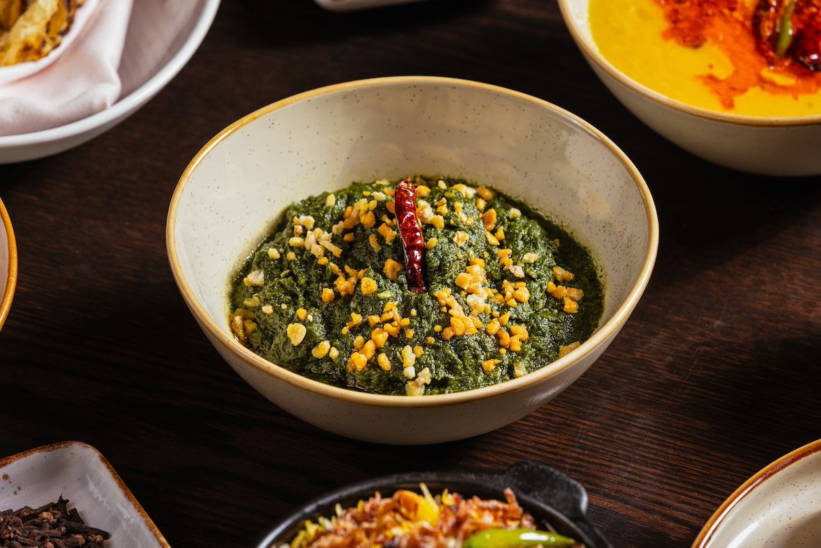 Ghee palak laashuni