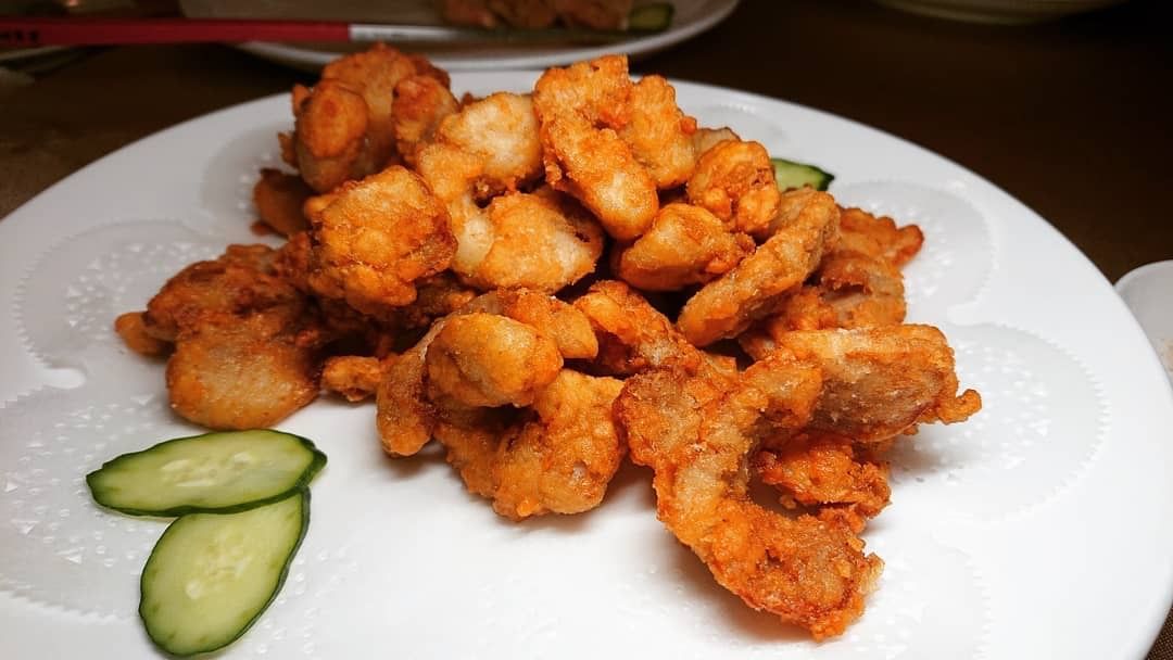 Deep-Fried Mullet Gizzard at Ming Fu Restaurant
