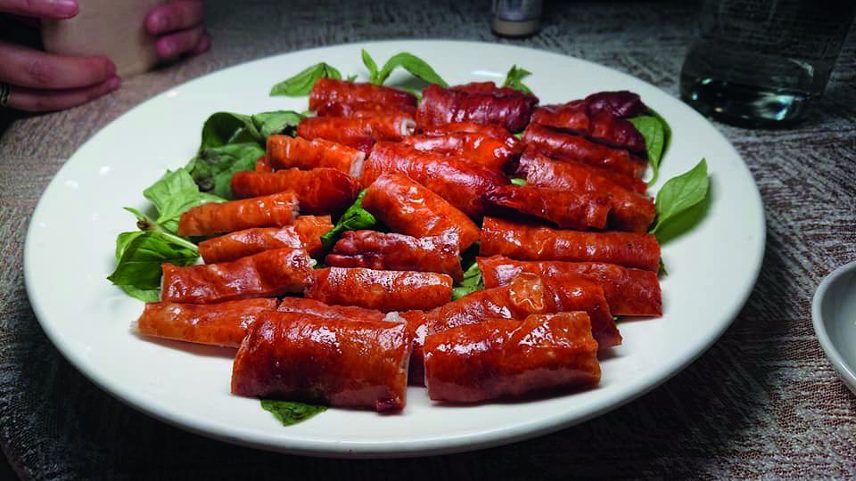 Deep-Fried Pork Intestine at Ming Fu Restaurant