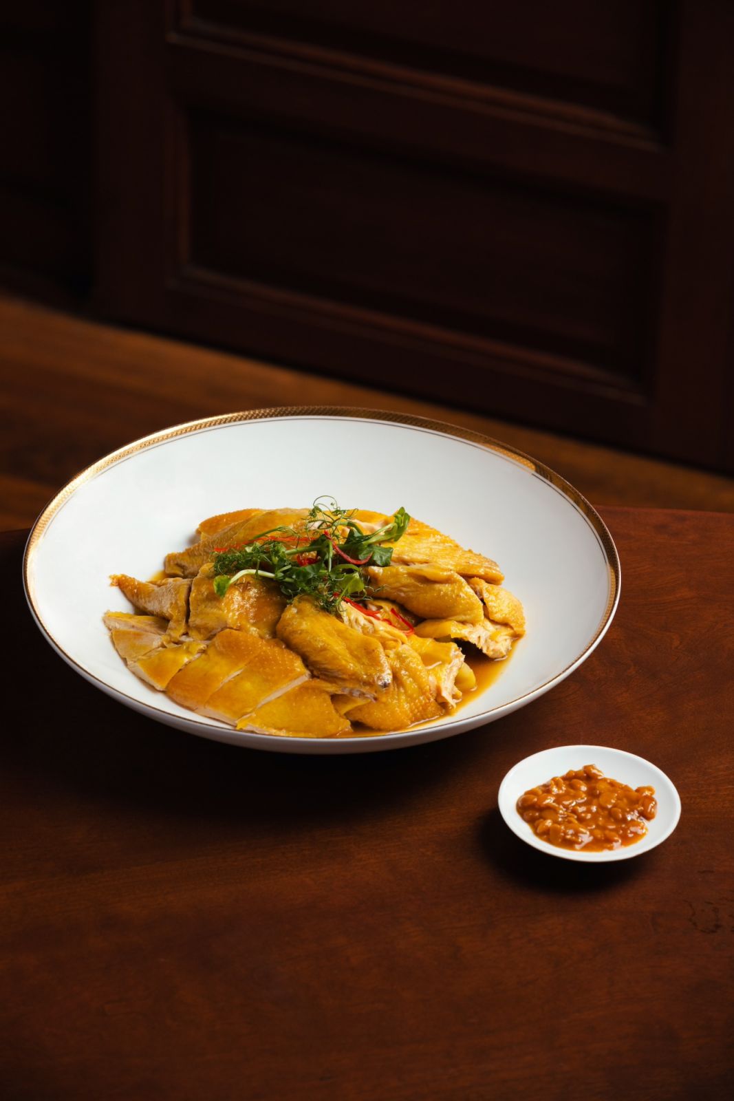 Signature Teochew puning fermented bean chicken