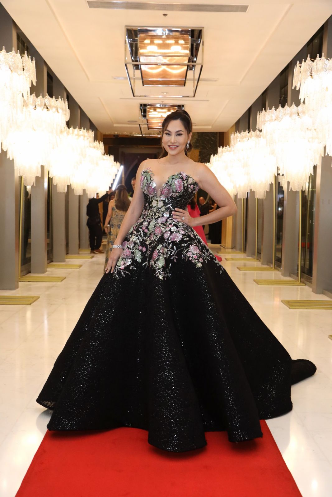 Cristalle Bello wears Val Taguba