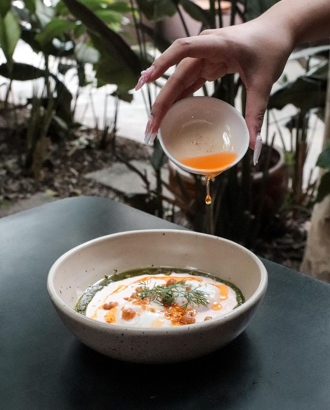 Poached Turkish eggs (Photo: Instagram / @feekacoffeeroasters)