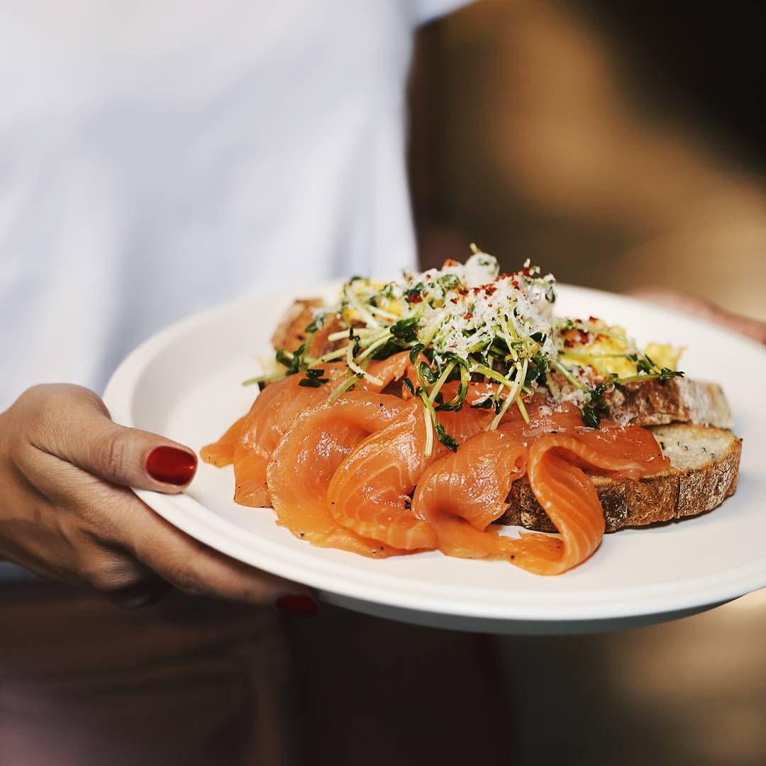 House cured gravlax and scrambled eggs (Photo: Instagram / @vcrlovesyou)