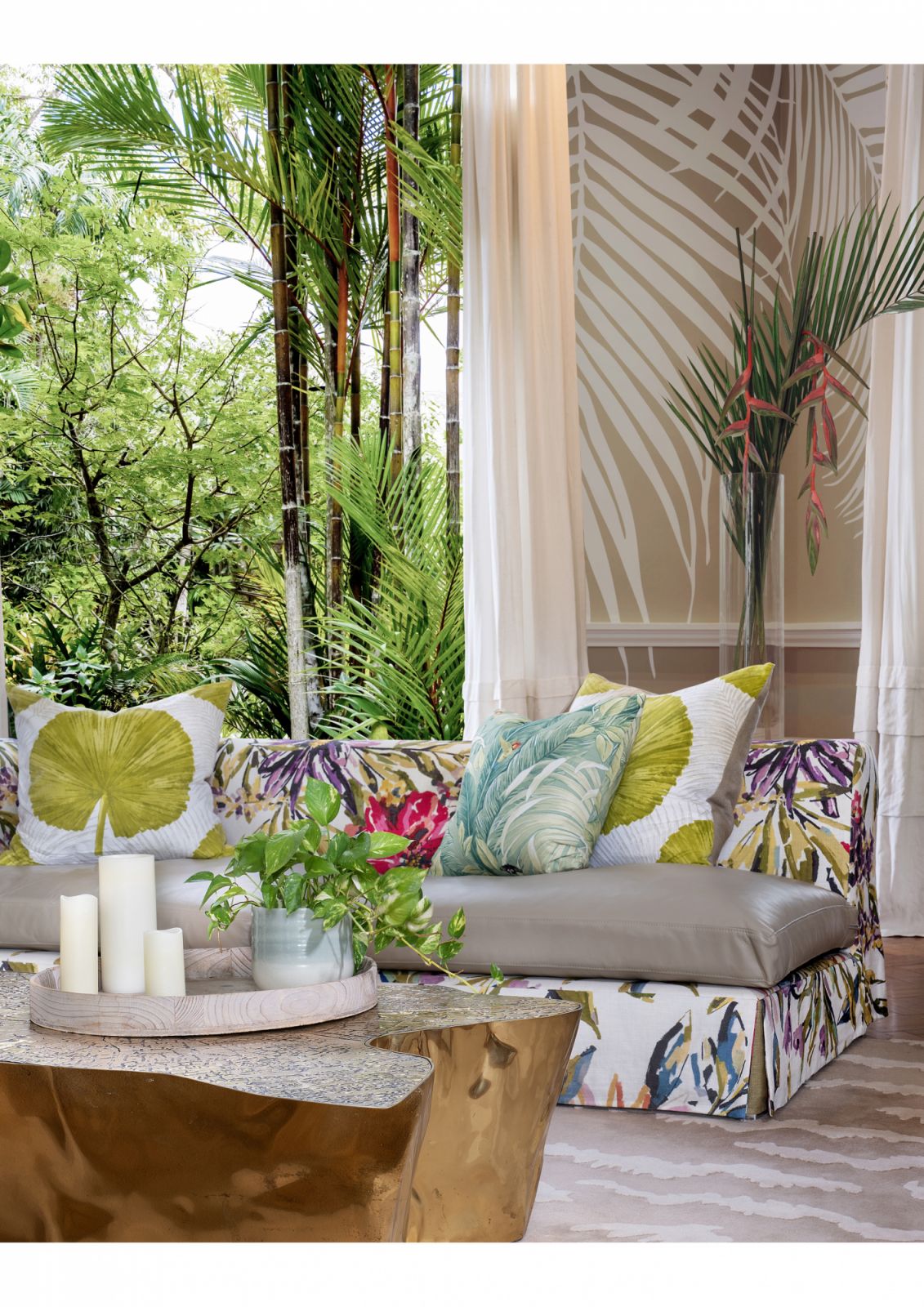 An inviting seating area
