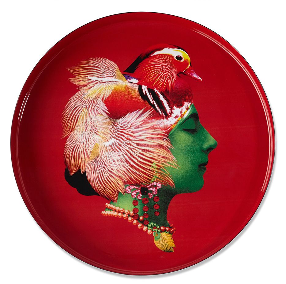 Gangzaï Round Tray from Journey East