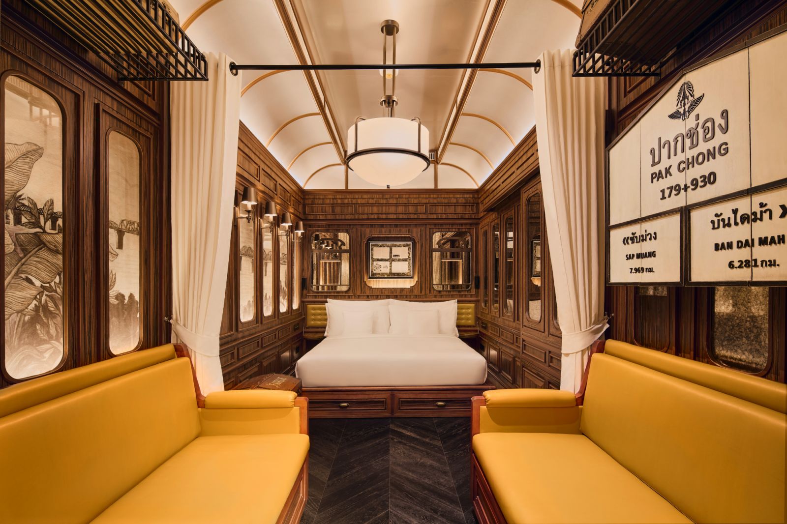 InterContinental Khao Yai Resort offers accommodation in upcycled historical rail cars