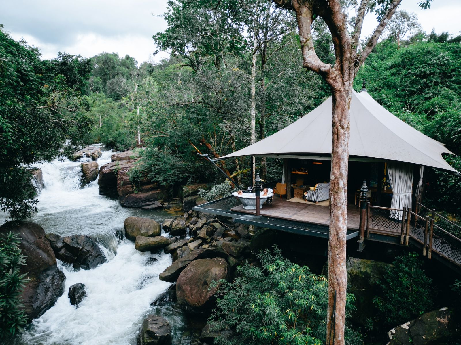 Bensley’s Shinta Mani Wild in Cambodia takes the tented-camp typology to the next level