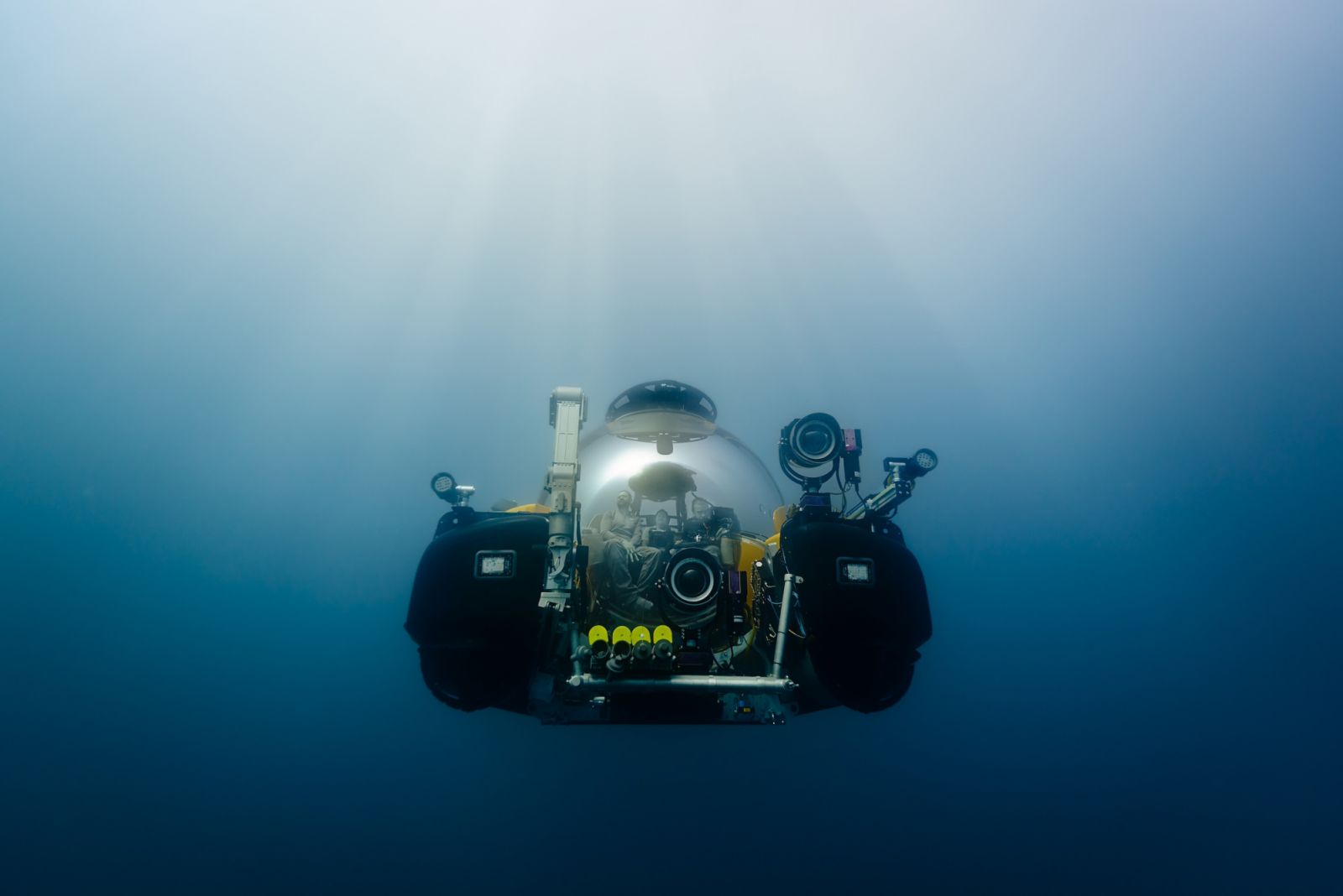 Nadir, the OceanX submersible designed specifically for media purposes (Photo: OceanX)