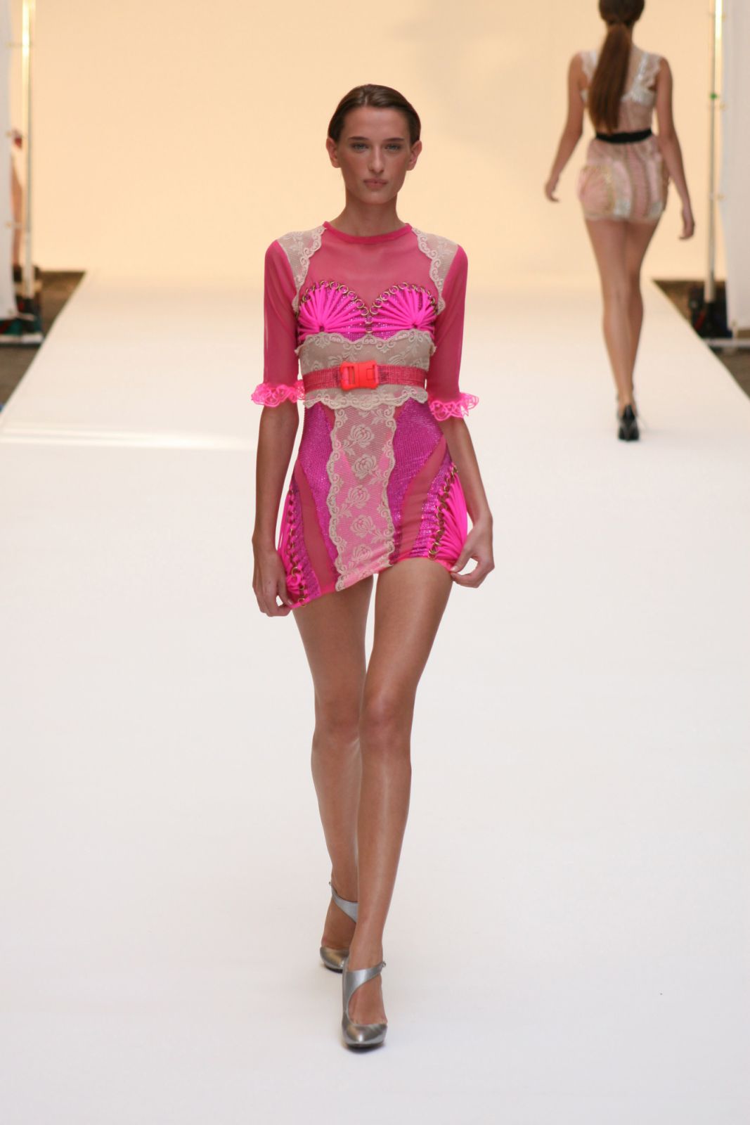 09/20/2006 Model wearing Christopher Kane London Fashion Week Antonio Barros in London, United Kingdom. (Photo by Antonio de Moraes Barros Filho/WireImage)