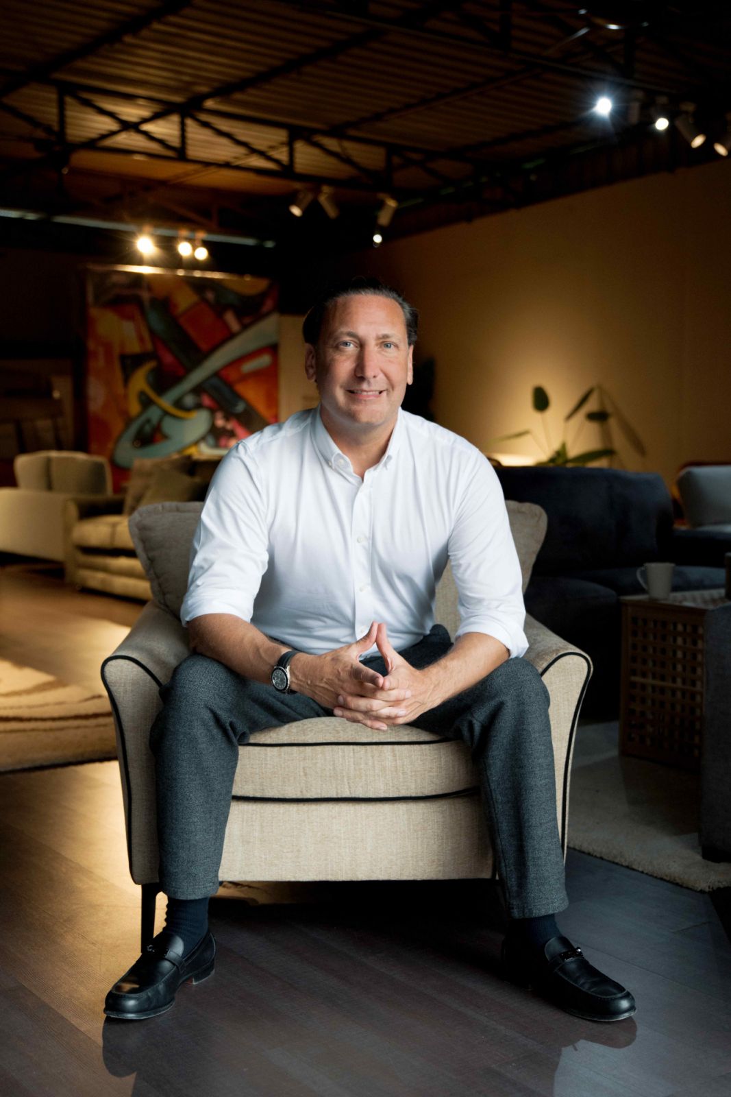 Howard Obbard of BSSB Furniture Group and Furniture and Choice Malaysia (Photo: Fady Younis)