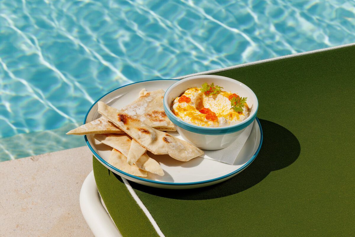 This collection is the main menu photoshoot featuring dishes at Sebastian and poolside during opening days in September 2024.