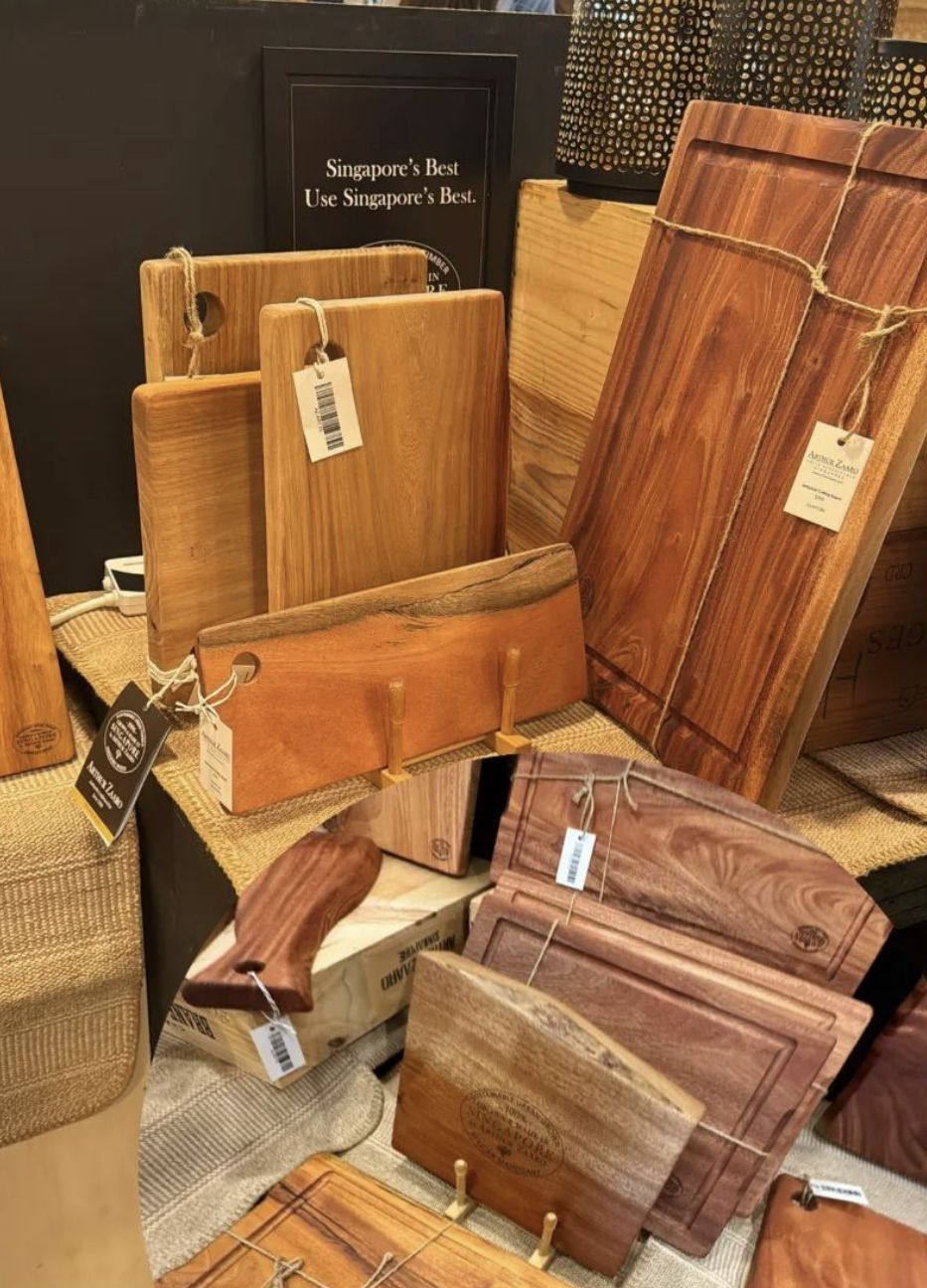 Cutting boards made of urban hardwood by Aarthur Zaaro