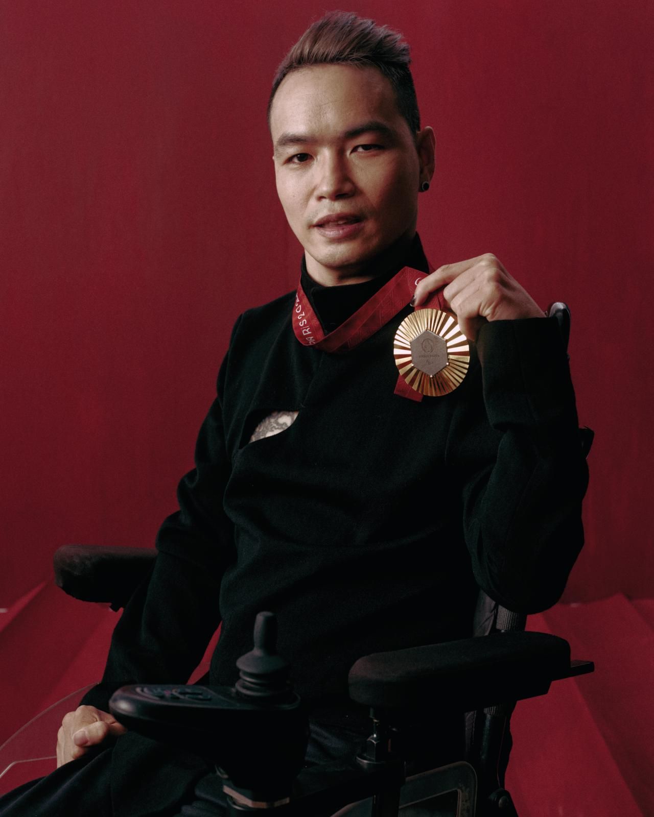 Rickyy Wong Studio shirt; Loung’s own pants (Photo: Issac Lam)