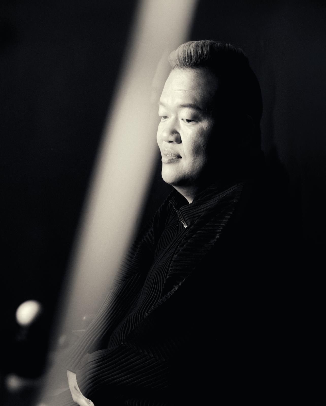 Leung wears Homme Plissé Issey Miyake jacket (Photo: Issac Lam)