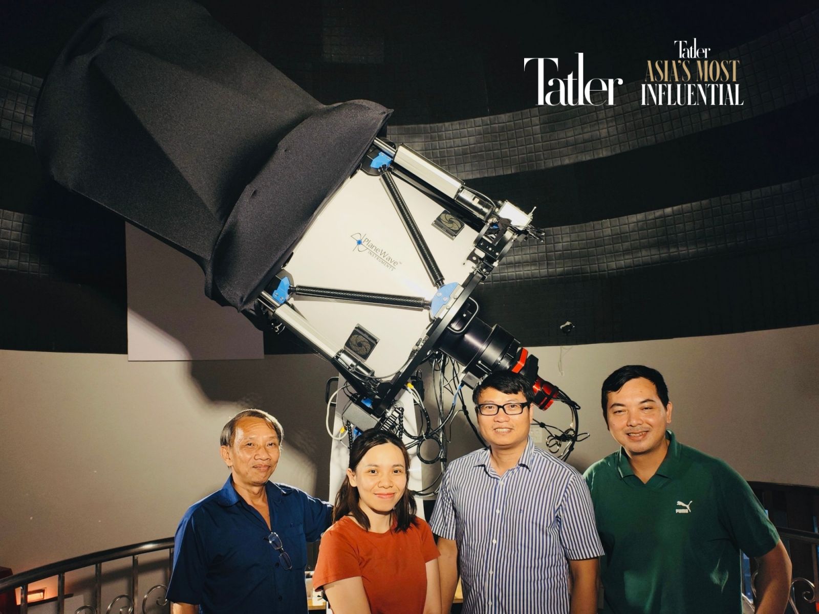 Associate Professor Hoang Chi Thiem on a working trip to Quy Nhon Observatory in July 2024