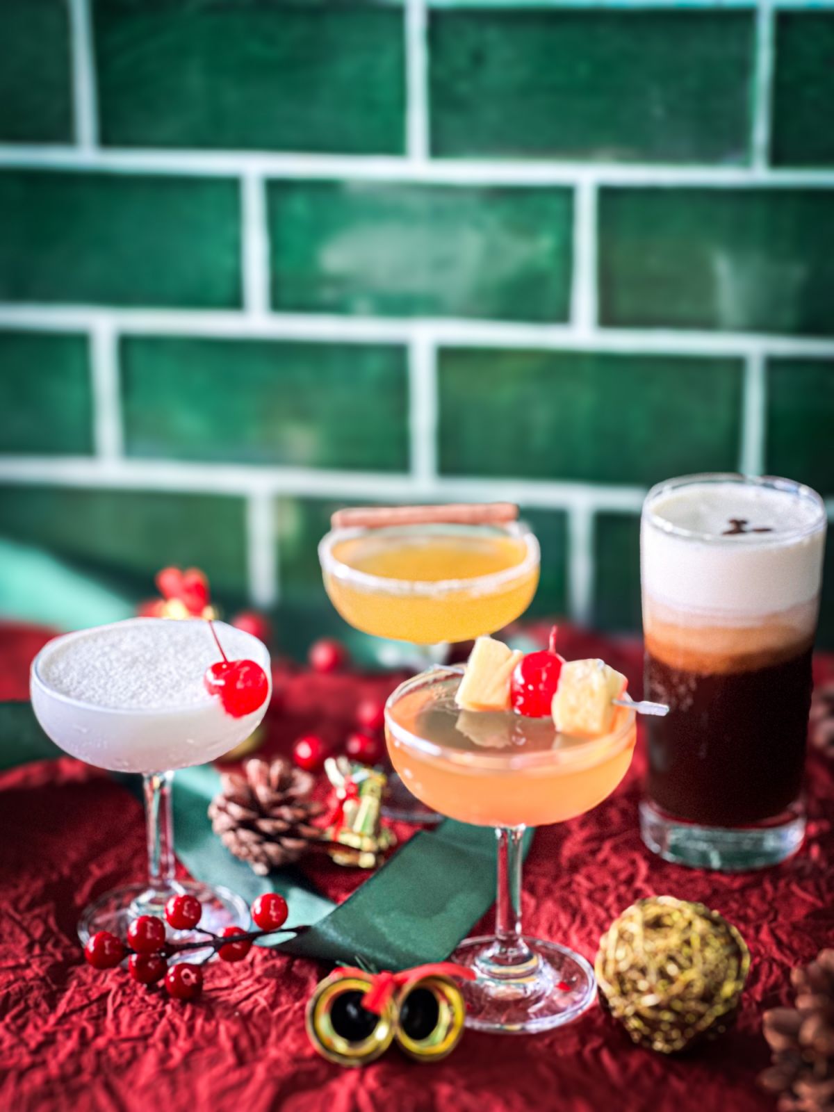 Christmas cocktails from Jann (Photo: Four Points by Sheraton Kuala Lumpur, Chinatown)