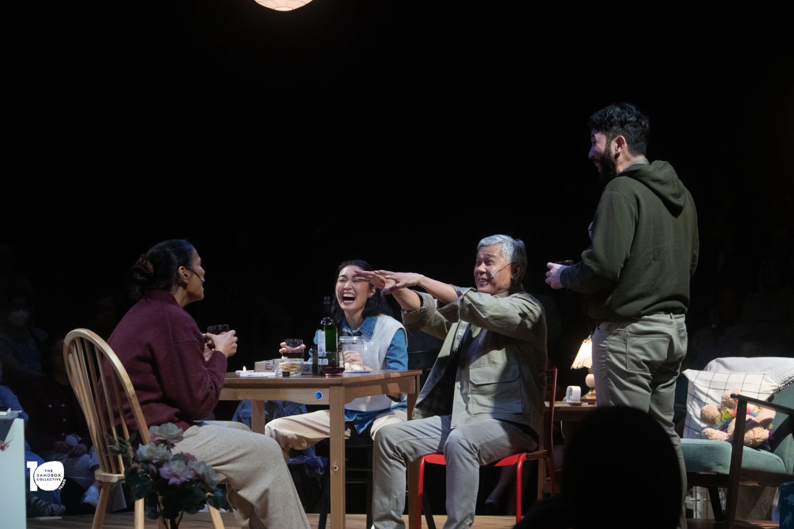 The cast of The Sandbox Collective's 'Tiny Beautiful Things' (Photo: The Sandbox Collective)