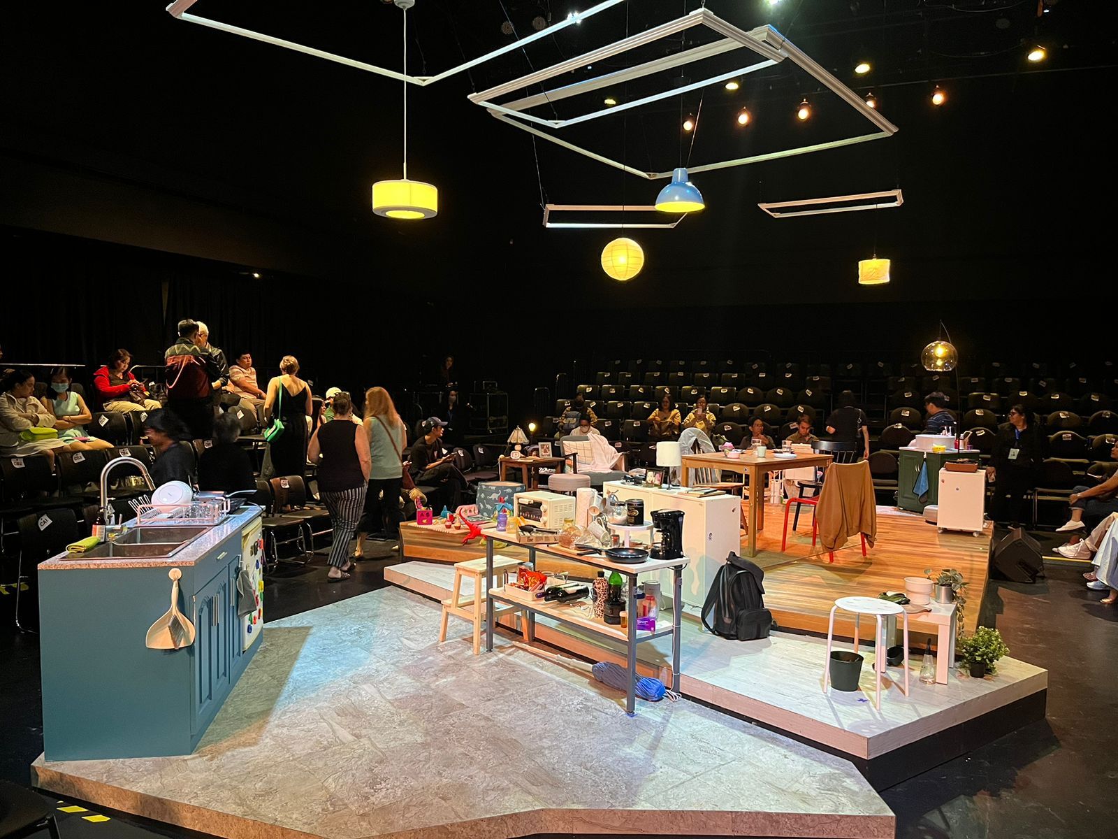 The set of 'Tiny Beautiful Things' (Photo: The Sandbox Collective)