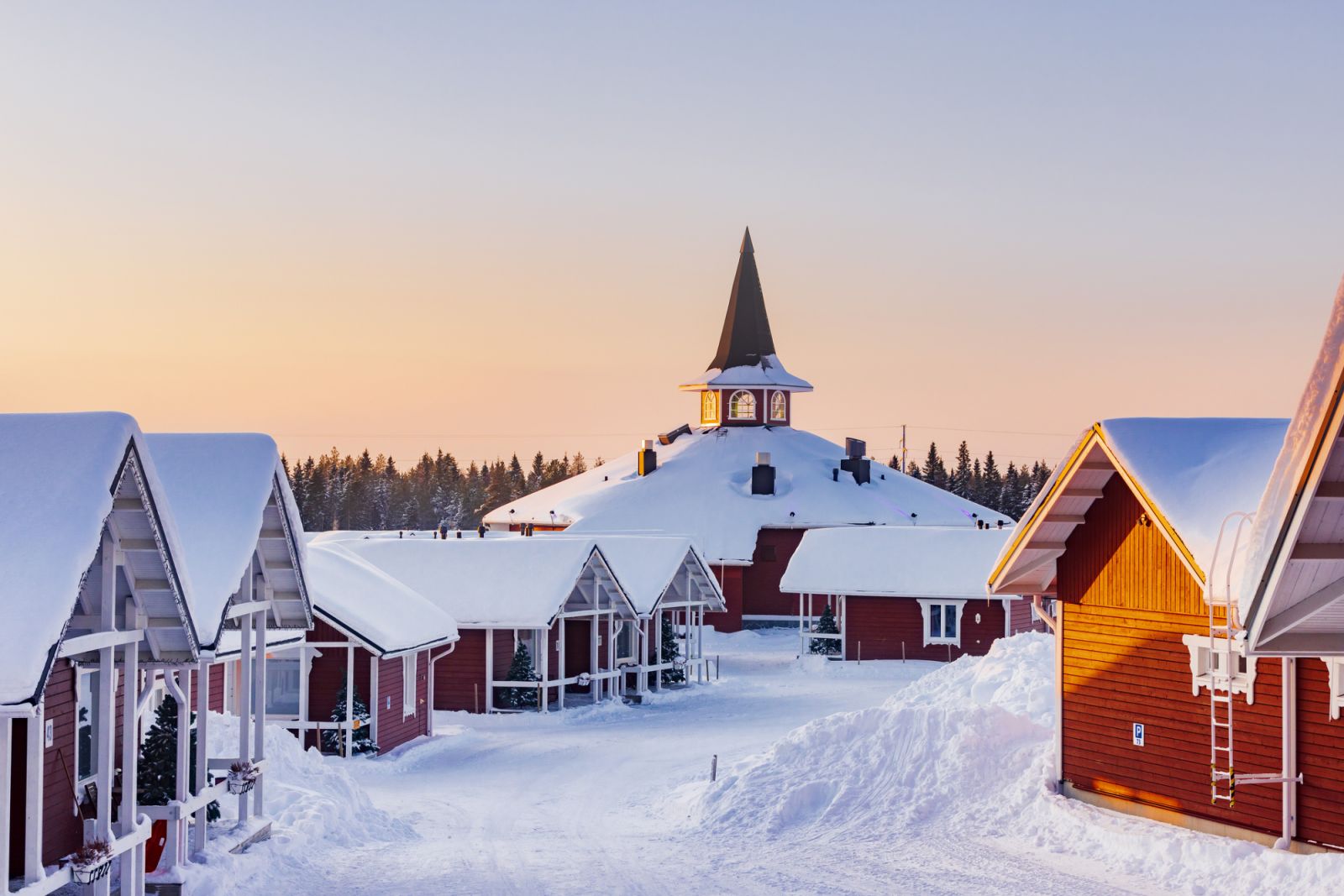 The village of Santa Claus is a big tourist attraction in Rovaniemi