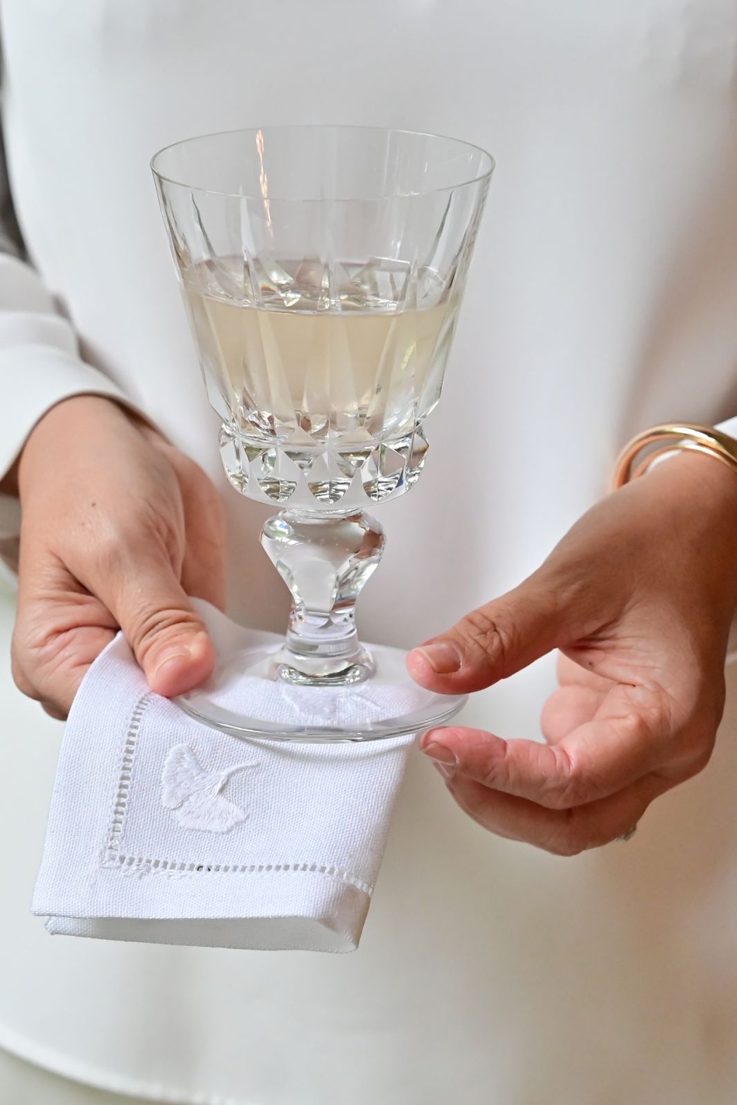 A glass of champagne in Provence