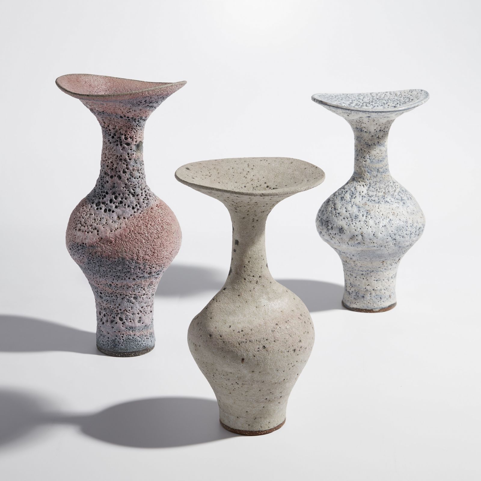 Selections from Lucie Rie’s exhibition in Phillips New York this December 2024 (Photo: Courtesy of Phillips)