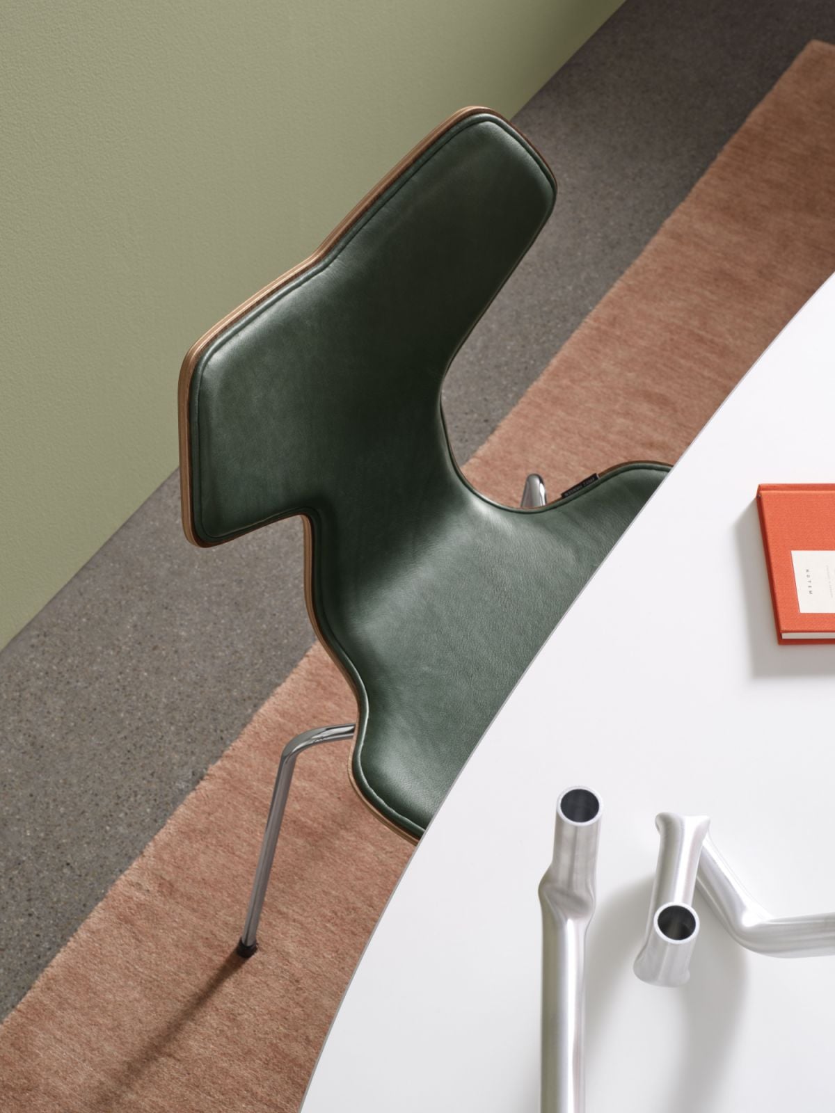 The Grand Prix Editions chair adds bold character to contemporary interiors