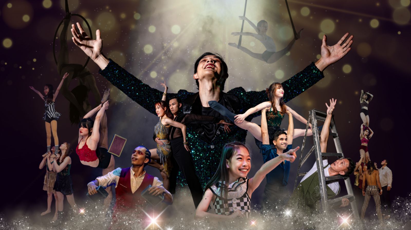‘来Frisque—下Leh!’ brings together a cast of 36 performers, comprised of mostly homegrown talent, joined by guest performer Kris Madden from Cirque du Soleil and Malaysian fire performer Aifique Khaikal