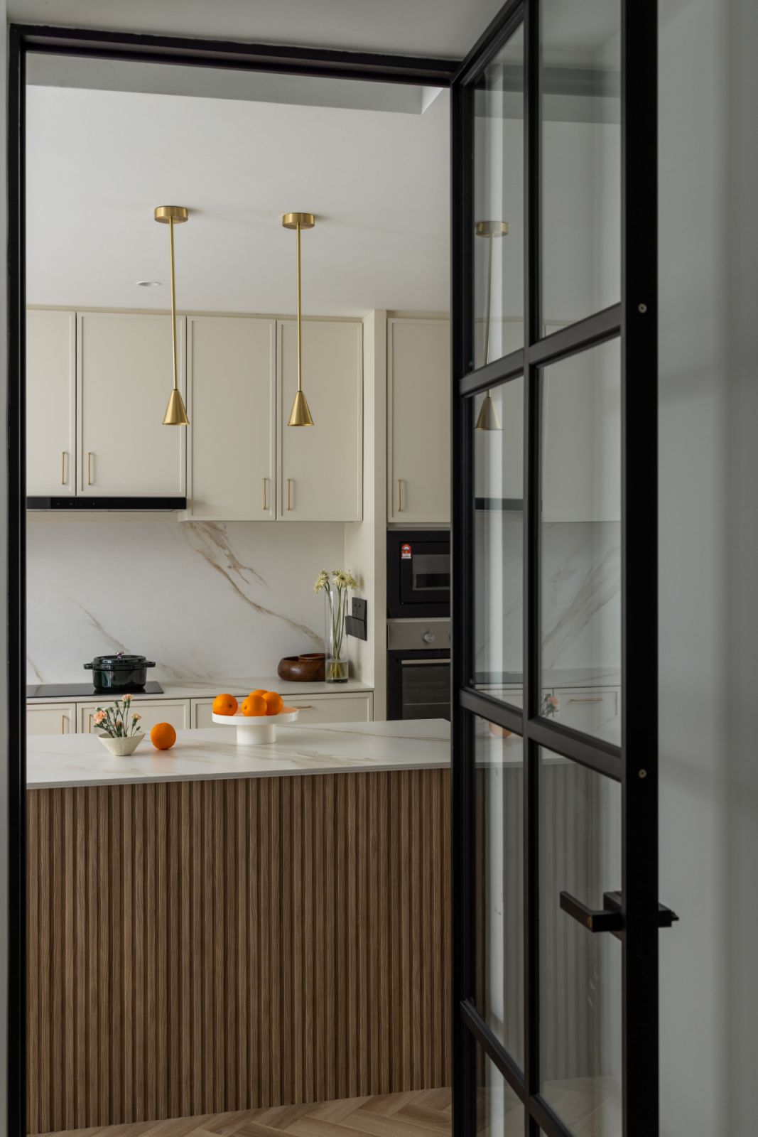 A peek into the kitchen