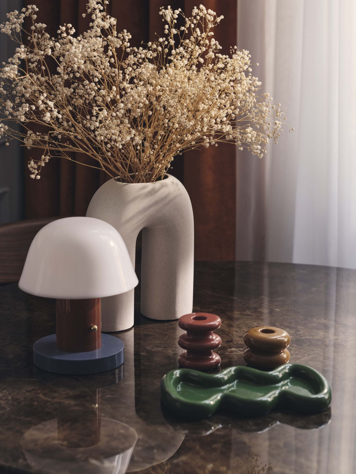 Eclectic finds from Jonathan Adler, Liberty and Artemest (Photo: Nick Rochowski)