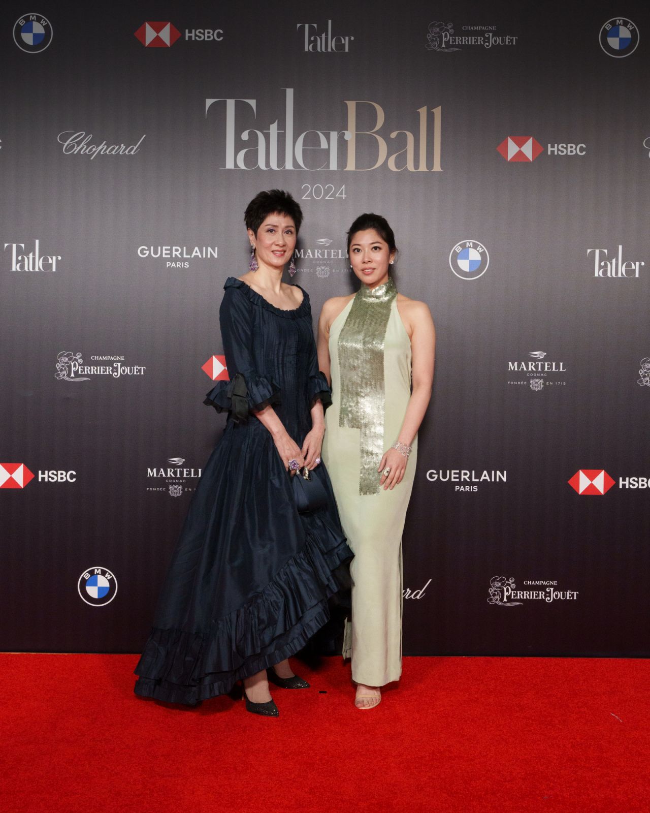 Michelle Ong and Amanda Cheung at Tatler Ball 2024 (Photo: Tatler Hong Kong / Hugo Fok)