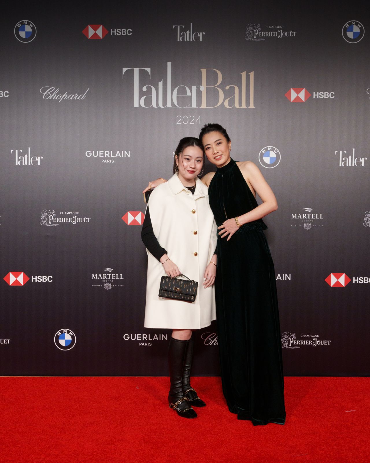 Josephine Lau and Kimbee Chan at Tatler Ball 2024 (Photo: Tatler Hong Kong / Hugo Fok)