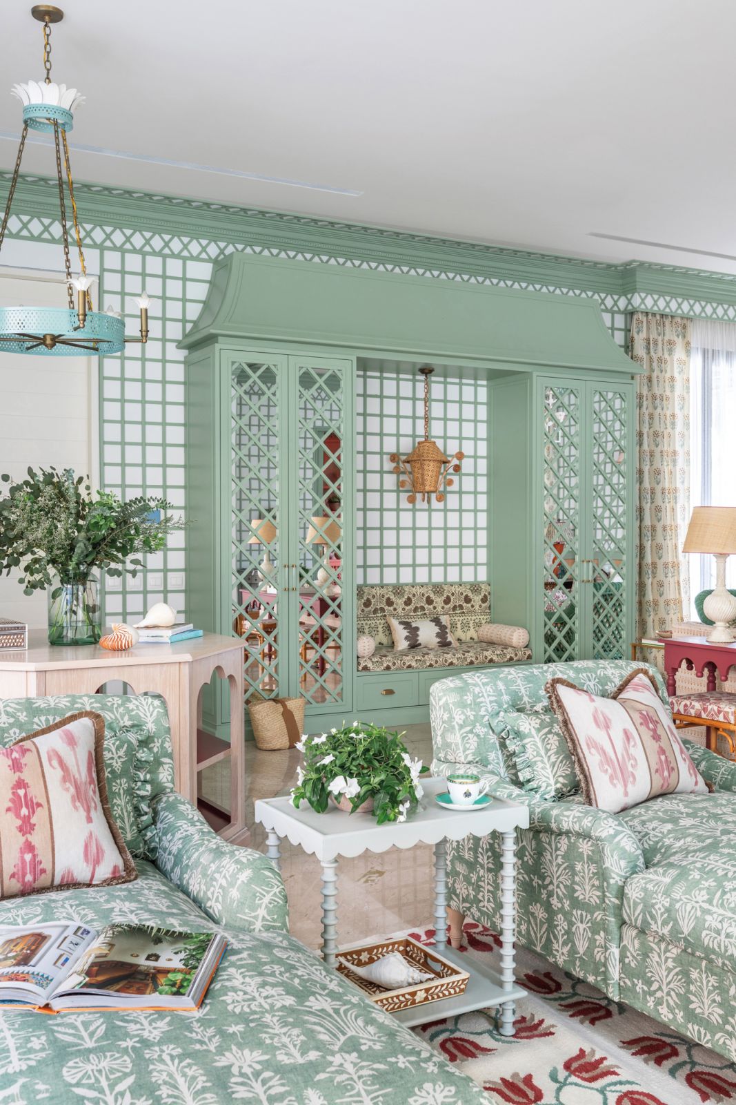 A perspective of the delightful living area