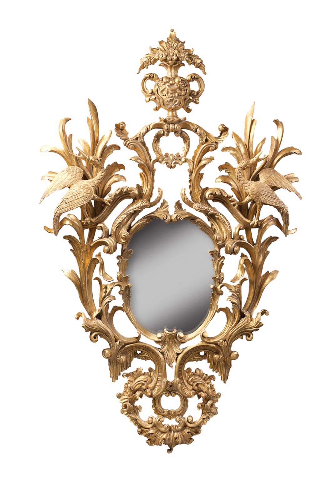 A mirror finished in gold leaf by JB Woodcraft (Photo: Courtesy of JB Woodcraft)