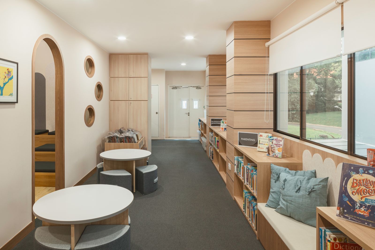 Another view of the library