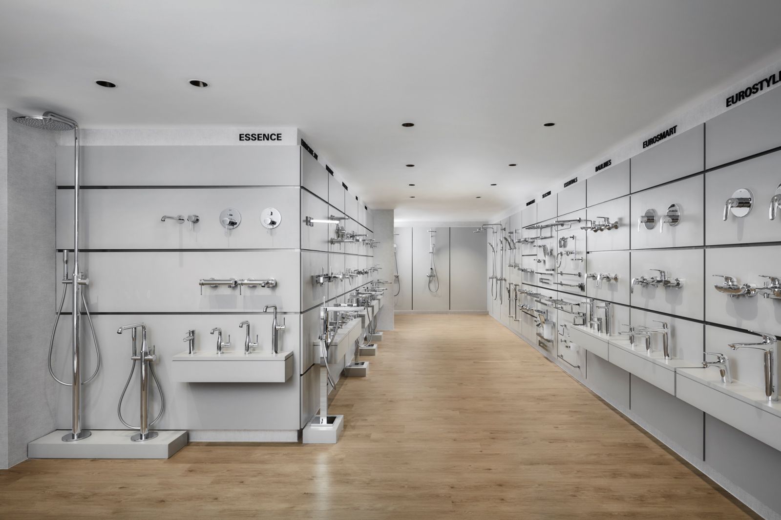 Inside the Grohe Spa experiential space