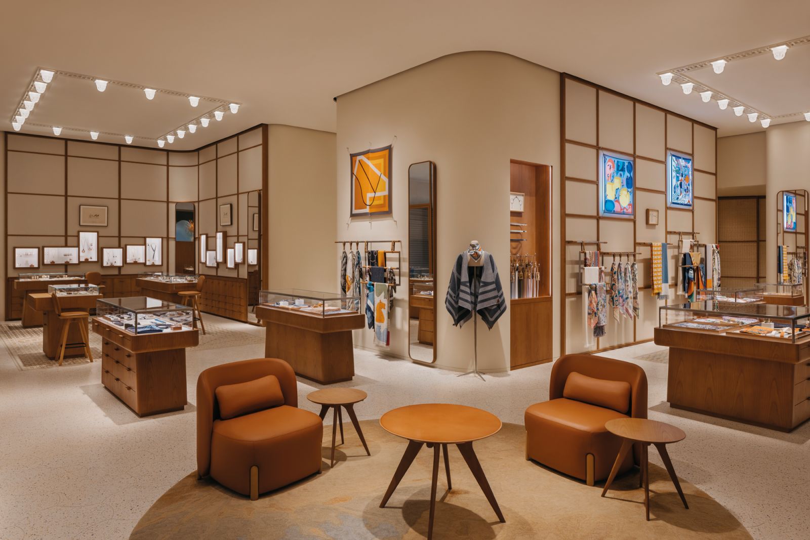 The renovated Hermès boutique