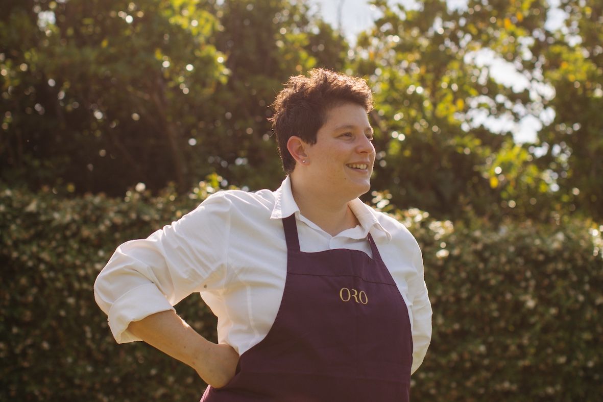 Chef Vania Ghedini from one-Michelin-starred Oro at Hotel Cipriani, A Belmond Hotel, Venice